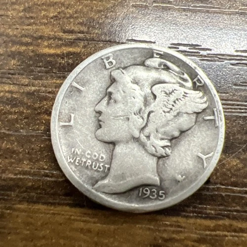 1935-D MERCURY SILVER DIME ACTUAL COIN Get More Today & Save Shop Here Buy Here