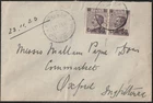 1923 24 NOV FRANKED OXFORD ENVELOPE FOR L.1 " MICHETTI OVERPRINTED"