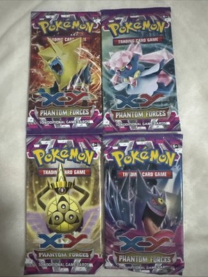 Pokmon XY Phantom Forces Booster Pack Set of 4 820650109102| eBay