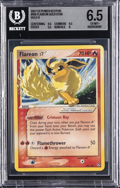 Flareon [Gold Star] #100 (Power Keepers (2007))