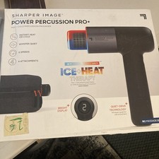 NIOB Sharper Image Power Percussion Pro Hot  Cold Percussion Massager Gun