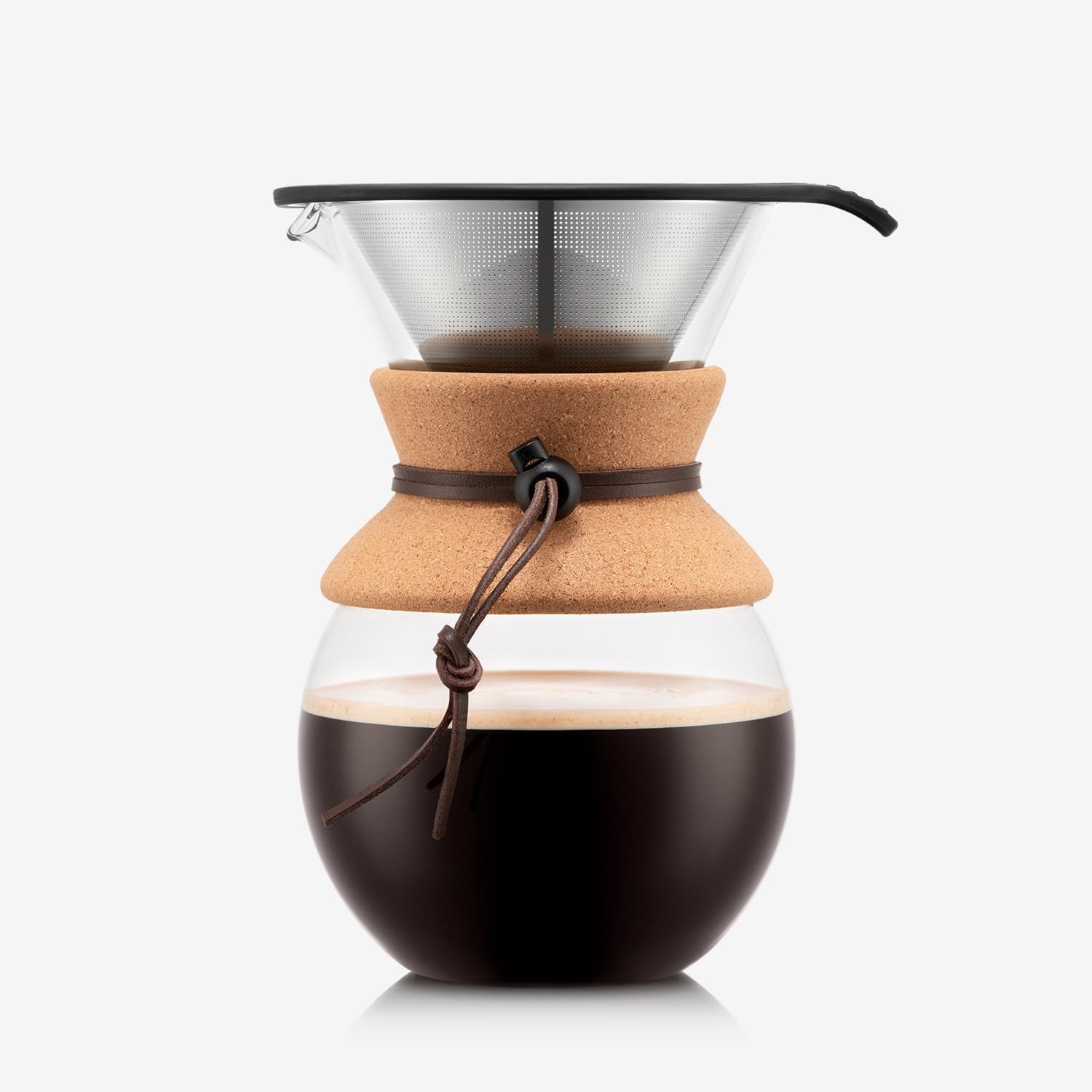 Bodum 34oz Pour Over Coffee Maker, High-Heat Borosilicate Gl