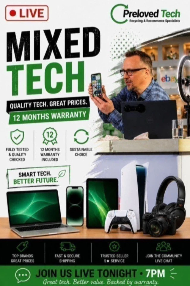 Quality Tech £1 Starts & Flashsales | Mobiles, Laptops, Tablets + More