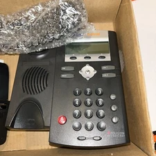 Polycom SoundPoint IP 321 POE VOIP 2 Line Telephone 2200-12360-001 Missing Code