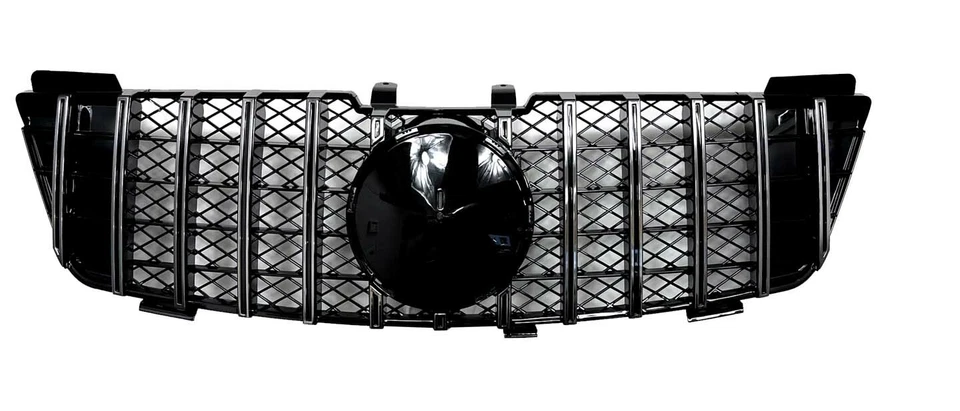 ML350 ML550 ML63 W164 решетка GT GTR черный хром стиль 2006 2007 2008 новый - Изображение 4 из 4