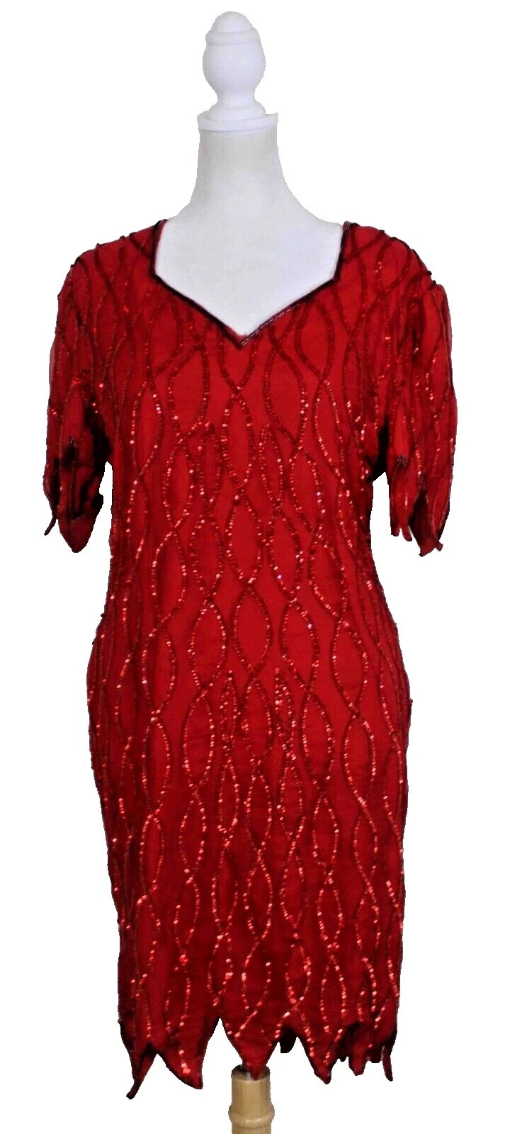 Vestidos Vintage 1980s Laurence Kazar Fiesta para Mujeres