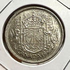 New Listing1956 Canada 50 Cents Silver Better Coin