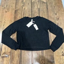 NWT Fornia Women’s Size XS Long Sleeve Lounge Top - Black