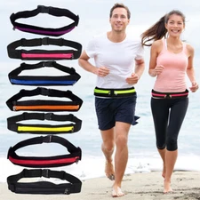 Men Women Runner Belt Pouch Cell Phone Holder Adjustable Sport Travel Fanny Pack