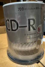 NexxTech CD-R Recordable CD 52X 700 MB 80 Min Audio 100-Pack