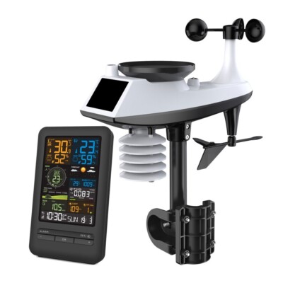 FJ3395TY-2 WiFi Bluetooth Smart Weather Station Weather Forecast Digital Clock