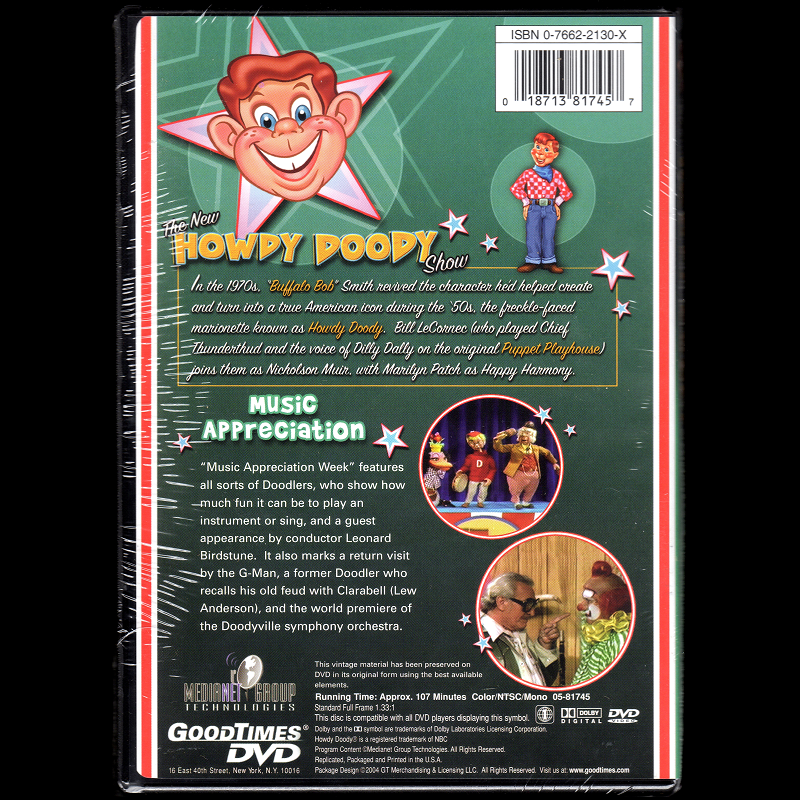 The New Howdy Doody Show: Music Appreciation (DVD) Bob Smith