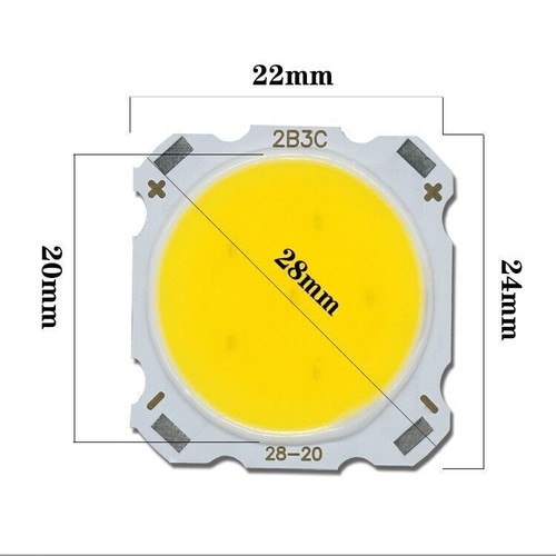 LED COB Chip 3W 5W 7W 10W 12W weiße Lampe Glühbirne runder Punkt/Flutlicht 9V 12V 36V - Bild 21 von 31