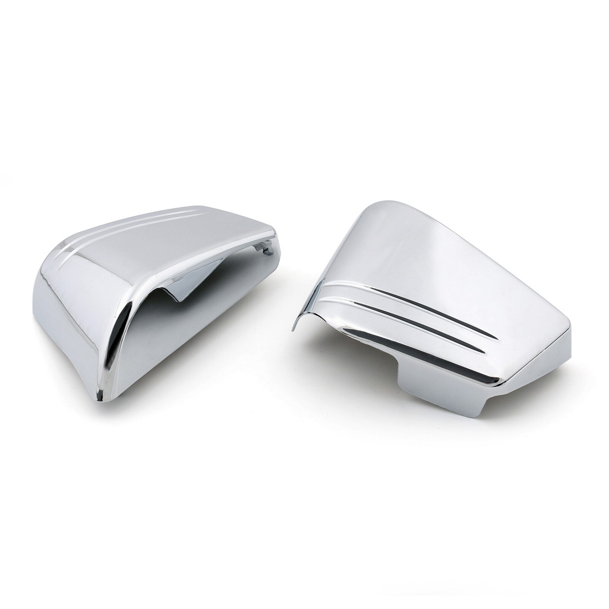 Pair Of Chrome Battery Side Covers For Honda VTX1800C Custom (2002-2008) – MadHornets