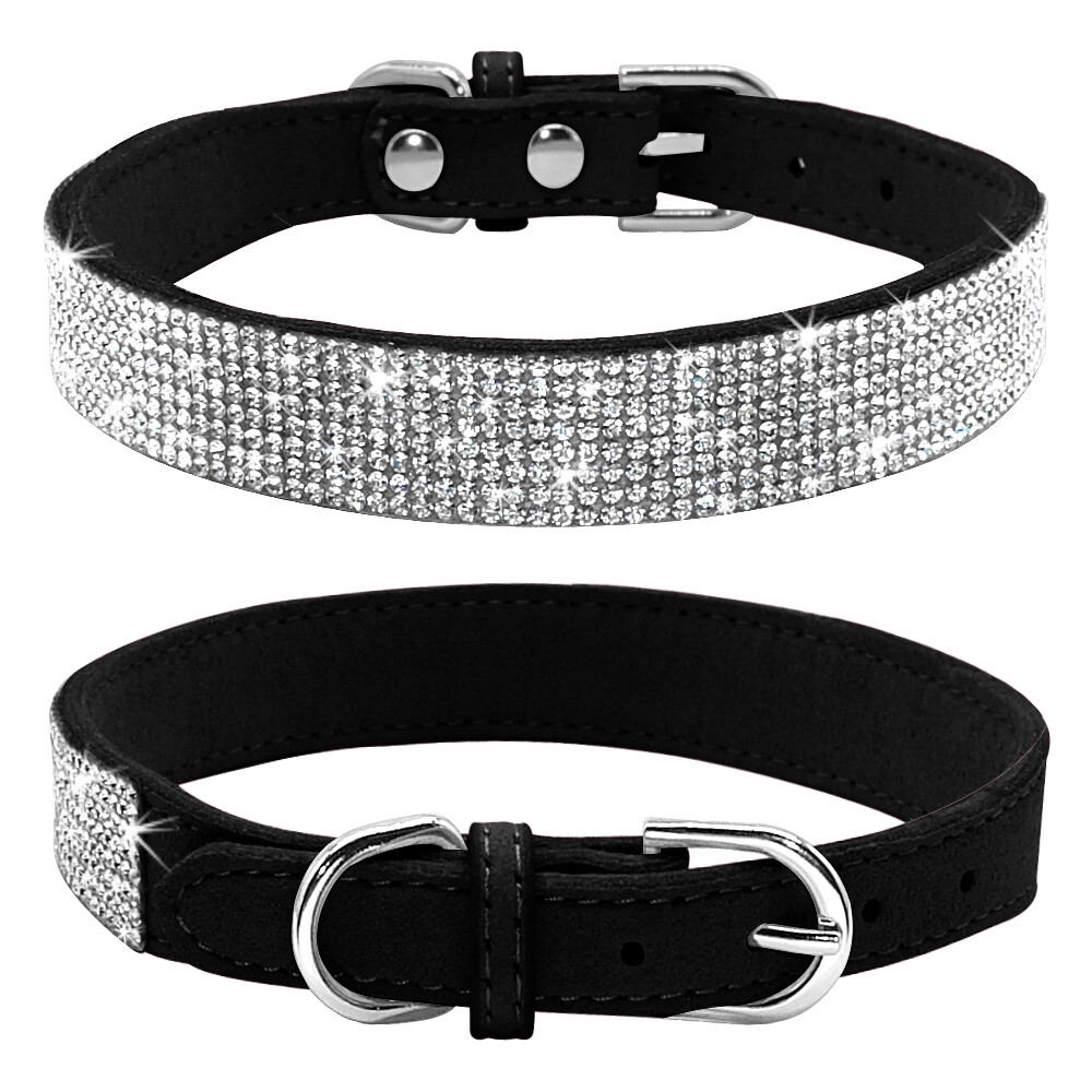 Bling Rhinestone Dog Necklace – Crystal Collar For Small Dogs Like Pomeranian, Yorkie, Chihuahua