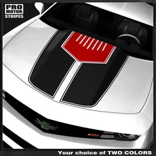 Chevrolet Camaro Two Tone Hood Accent Stripes Decals 2014 2015 Pro Motor