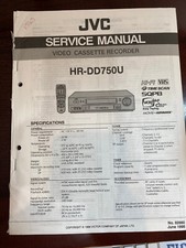 JVC HR-DD750U HRDD750U VCR REPAIR Service Manual USA 1563 1812  ORIGINAL 