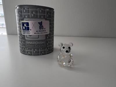 Swarovski Mini Teddy Bear Crystal Figurine 7670 NR 32 in Box 