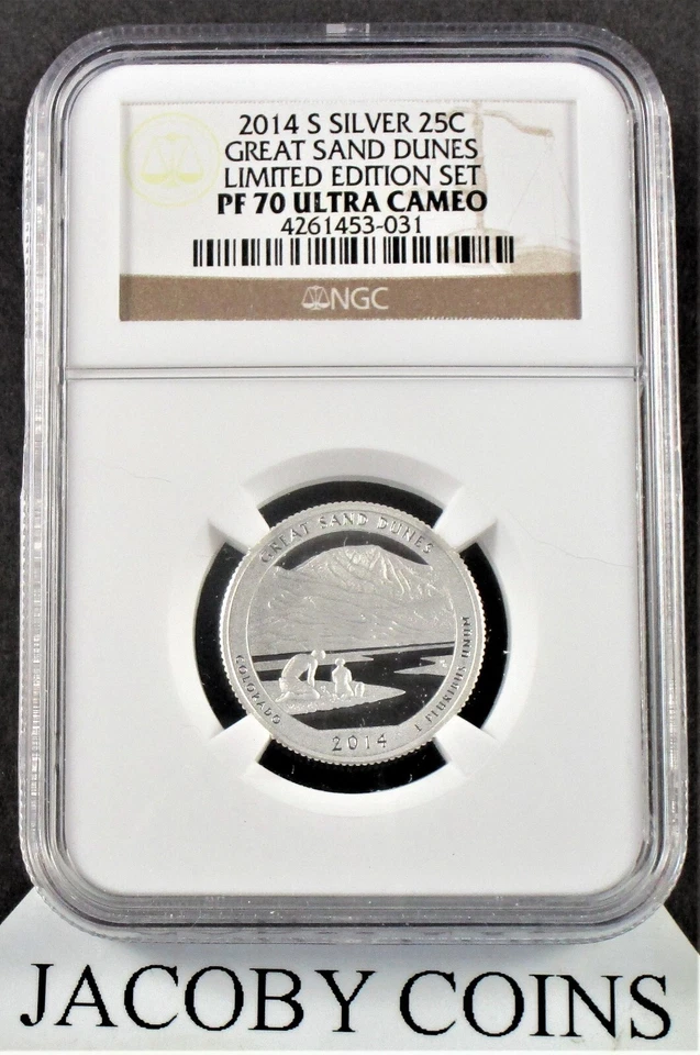2014 S Great Sand Dunes Quarter - Limited Edition Silver Proof Set - NGC PF70 - Image 3 of 4