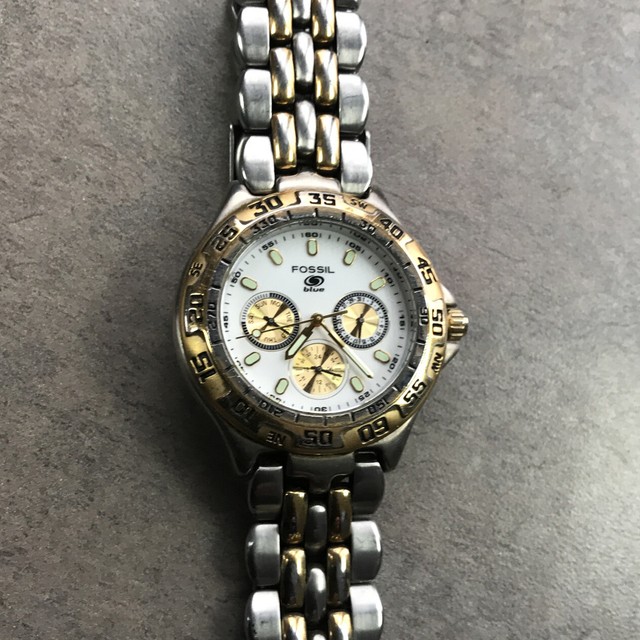 Fossil Blue 3 Sub Dials Mens Watch Bq8775 for sale online eBay