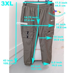 NIKE AIR WOVEN PANTS CU4143-380 TWILIGHT MARSH MENS SIZE 3XL | eBay