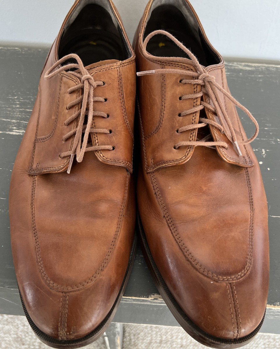 Cole Haan Grand Os Mens Brown Leather Lace Up Oxford Shoes  display picture 3