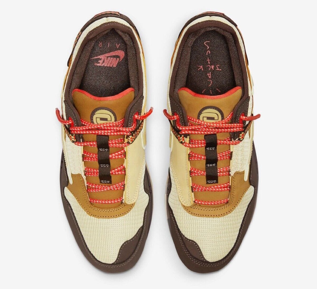Nike Air Max 1 Travis Scott Brown Cactus Jack DO9392-200 Nike Air Max 1 Travis Scott Brown Cactus Jack DO9392-200
