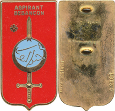BESANCON, ASP, EOR COET, Schütze, glatter Rücken, 2 Brücken, Fraisse 2867 (5147)