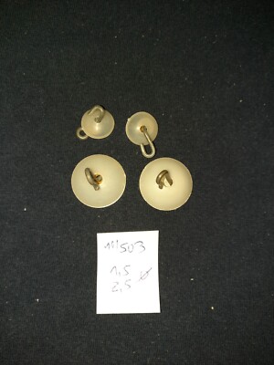 4 Alte Schildkröt Puppenklinik Anker         1,5 cm  + 2,5 cm     #11/503