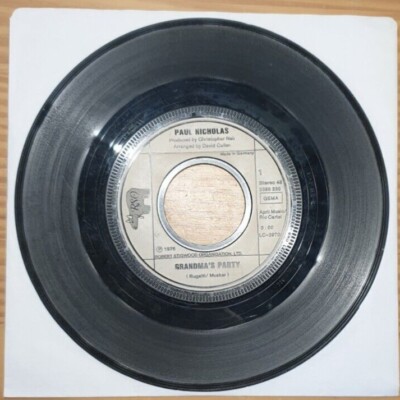 Paul Nicholas   Grandma's Party - Single - 1976