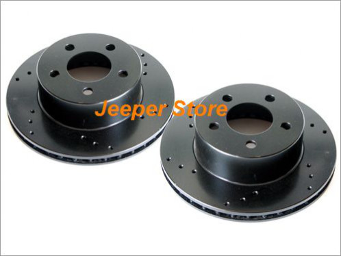 Disque de frein avant pour Jeep Wrangler YJ percé et ventilé de 280mm performance