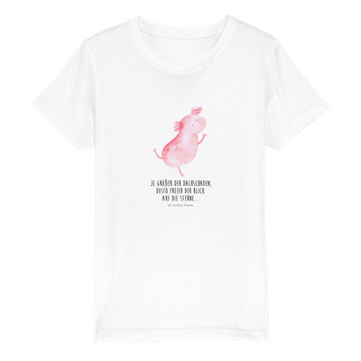 12-14 Jahre Kinder T-Shirt Axolotl tanzt - Geschenk Amphibie Lurch verrückt