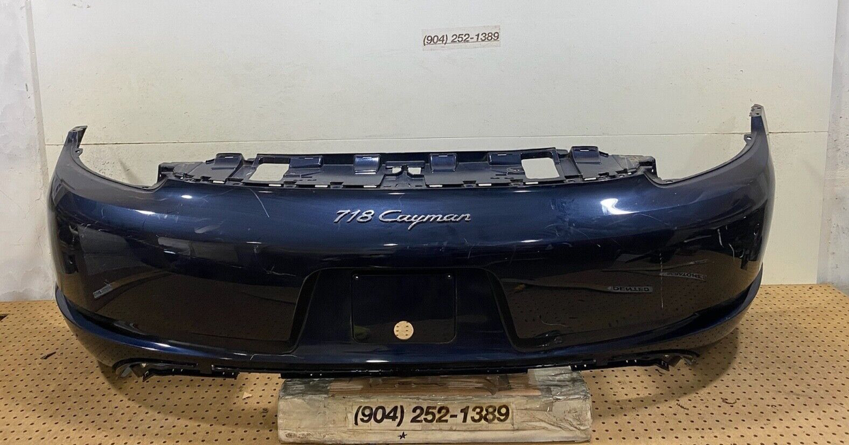 OEM 2017-2018 Porsche 718 Cayman Rear Bumper 982807421A | eBay