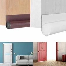 Door Draft Stopper Guard Draft Blocker Seal Soundproof Under Bottom Strip Health
