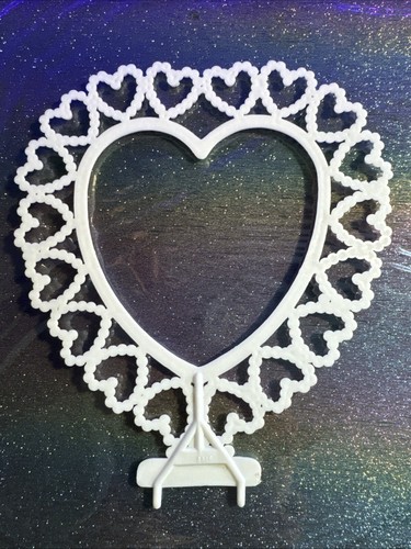 Acrylic White Heart Rose 6” Recuerdos / Wedding / Boda / Cake Topper Decoration - Picture 5 of 5