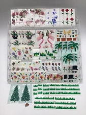 Mrs. Grossman's Stickers Pretty Lot of Vintage Flowers Trees Leaves Gardening