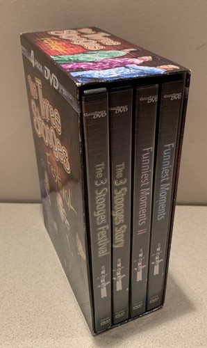 The Three Stooges Festival (DVD, 2000, 4-Disc Set) - Picture 3 of 4