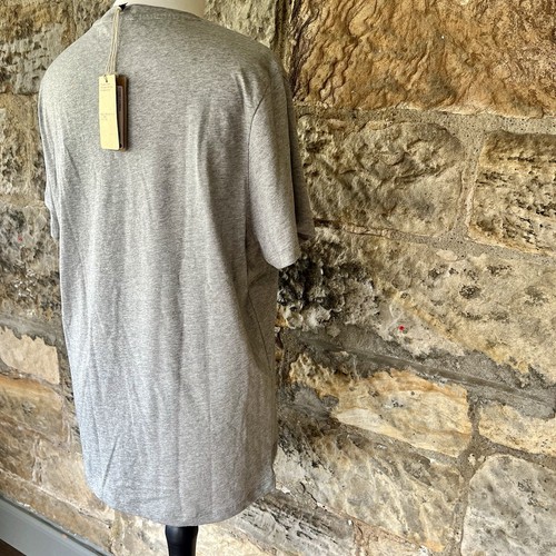 APC Item F T-Shirt S New Logo Print Short Sleeve Cotton Grey Unisex Current £100 - Picture 13 of 15