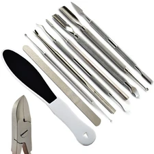 Podiatry Kit Ingrown Nail Clipper Cleaner Manicure Pedicure Cuticle Remover Tool