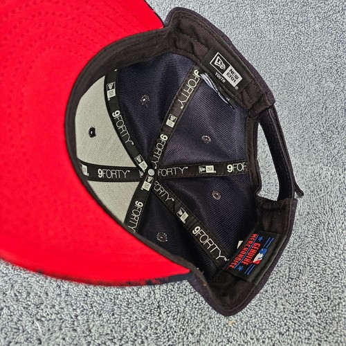 MN Twins Hat New Era 9FORTY Youth Baseball Cap Red Blue Gradient Bill OSFM - Picture 14 of 20