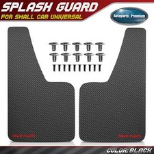 2x Black Universal Splash Guards Mud Flaps Mudguards For Chevy Audi Bmw Honda