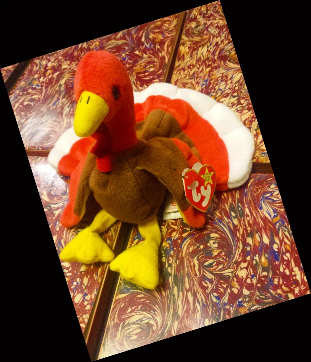 Gobbles the turkey beanie baby cheap worth