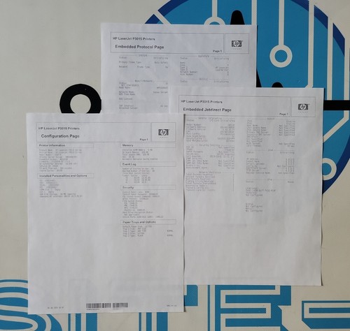 READ *ONLY TOP TRAY* HP LaserJet Enterprise P3015 Workgroup Printer 85190 Pg Cnt - Picture 11 of 11