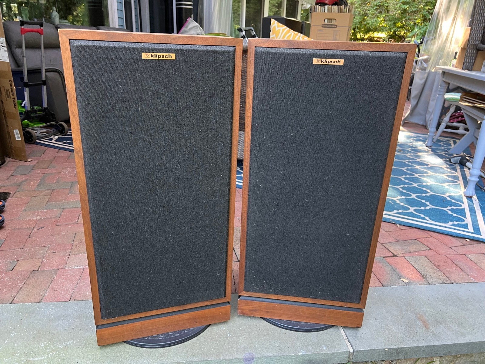 Klipsch Forte Vintage Speakers Tube Friendly Made in USA