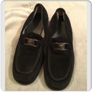 versace suede loafers