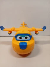 Super Wings 5" Transforming Action Figure "Donnie" Yellow Plane to Robot