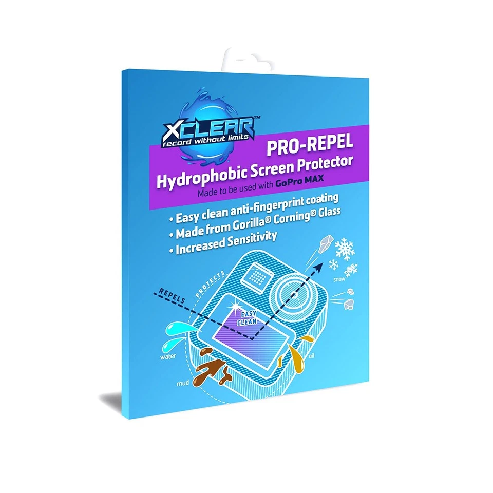 xclear PRO-REPEL Hydrophobic Protector für GoPro MAX