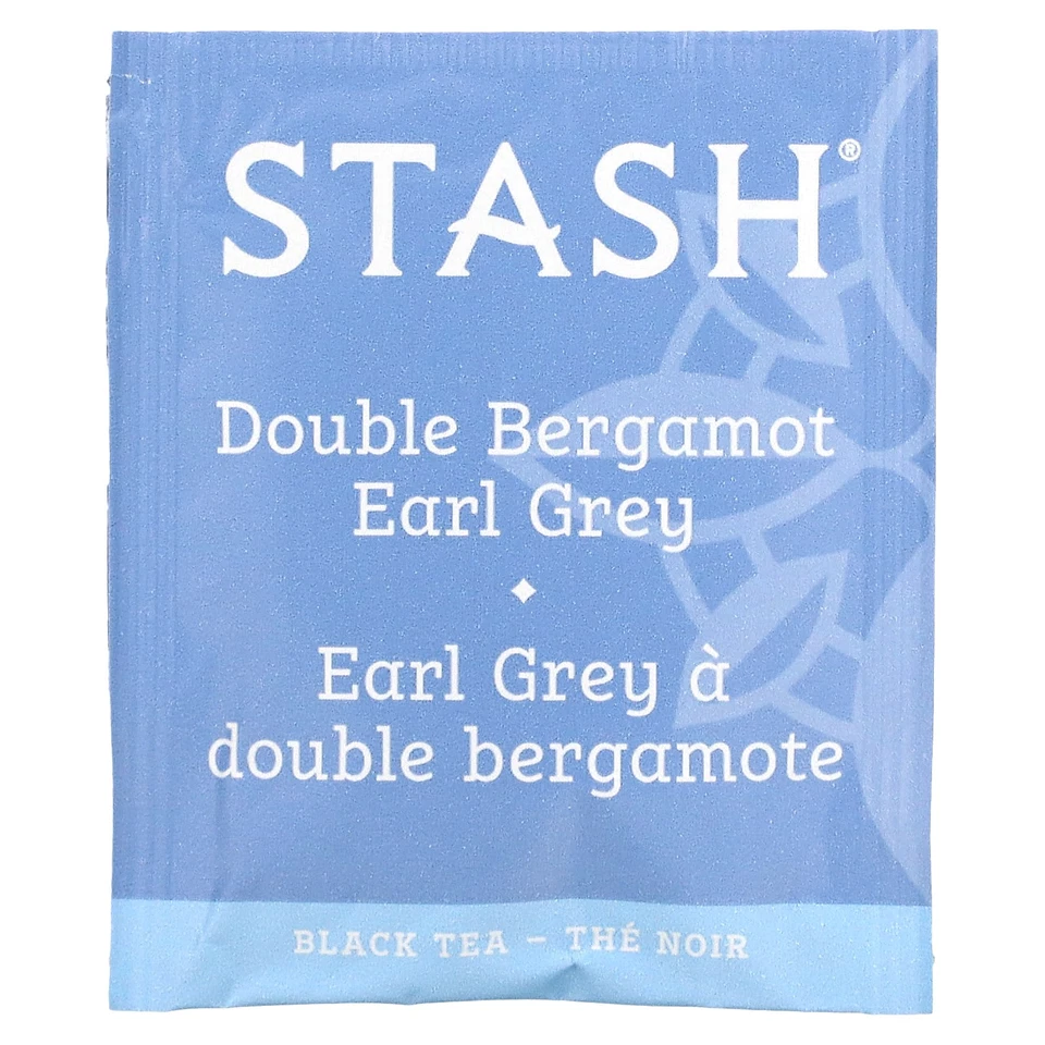 Té negro, doble bergamota Earl Grey, 18 bolsitas de té, 1,1 oz (33 g) Foto 3 de 3