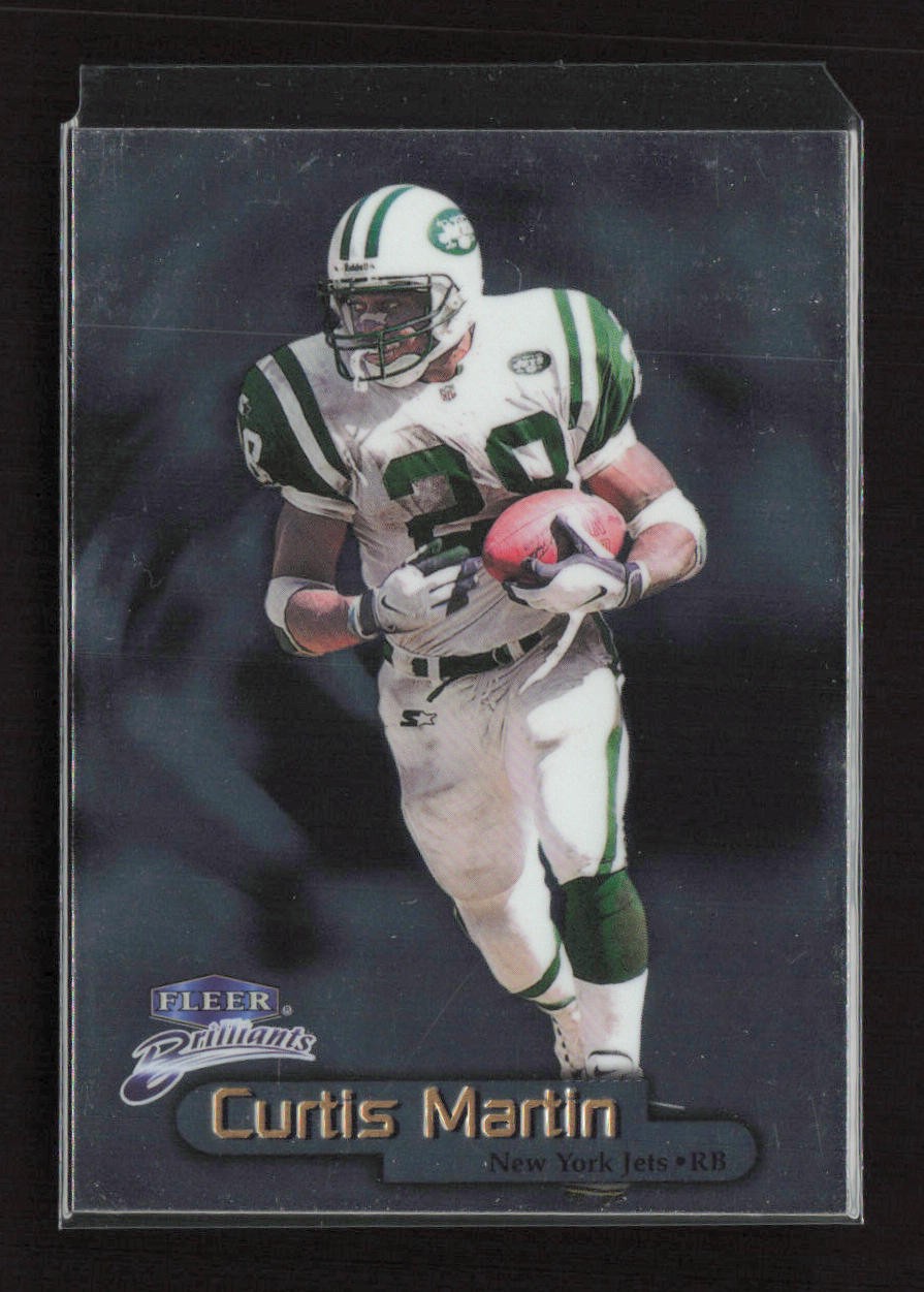 1998 Fleer Brilliants #80 Curtis Martin New York Jets