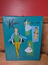 Mattel Ken Carrying Case 1961 Vintage Teal Portable